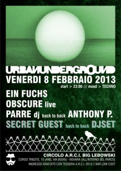 ▼ URBAN UNDERGROUND ▼ TECHNO NIGHT ▼  