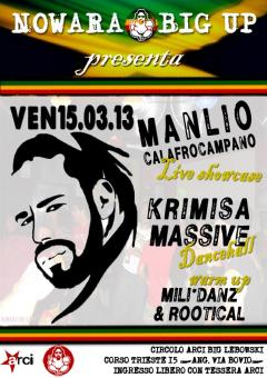 NBU! MANLIO CALAFROCAMPANO + KRIMISA MASSIVE + MILI*DANZ & ROOTICAL