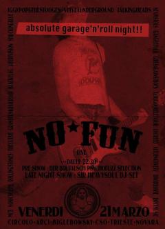 NO FUN live + dj set | T